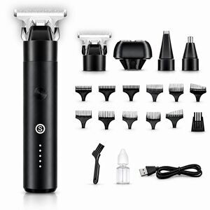 4-in-1 Metal Beard Trimmer IPX7 Waterproof USB-C Cordless V53